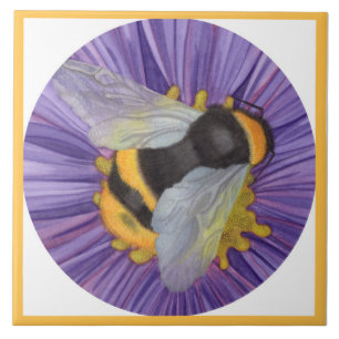 Beautiful Bee Wall Tile 4 x 4 or 6 x 6 Trivet Bees