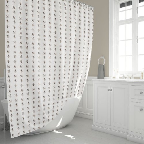 Beautiful Bees Shower Curtain