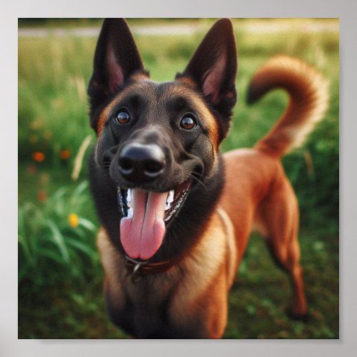 beautiful Belgian Malinois Poster