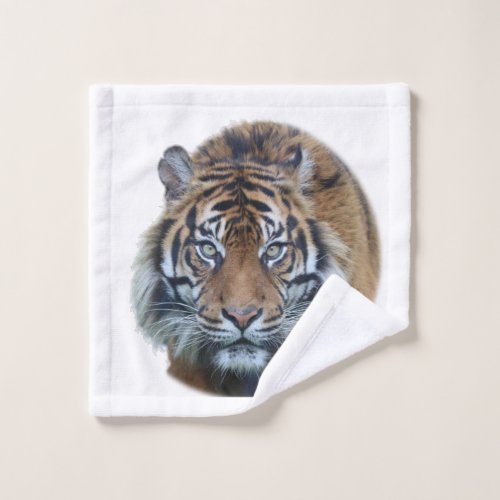 Beautiful Bengal Tiger Face Photo Bath Towel Set