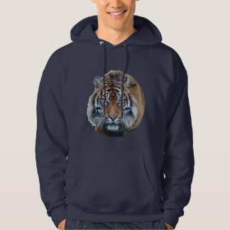 Beautiful Bengal Tiger Face Photo Hoodie