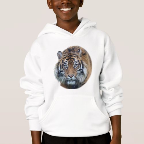 Beautiful Bengal Tiger Face Photo Hoodie