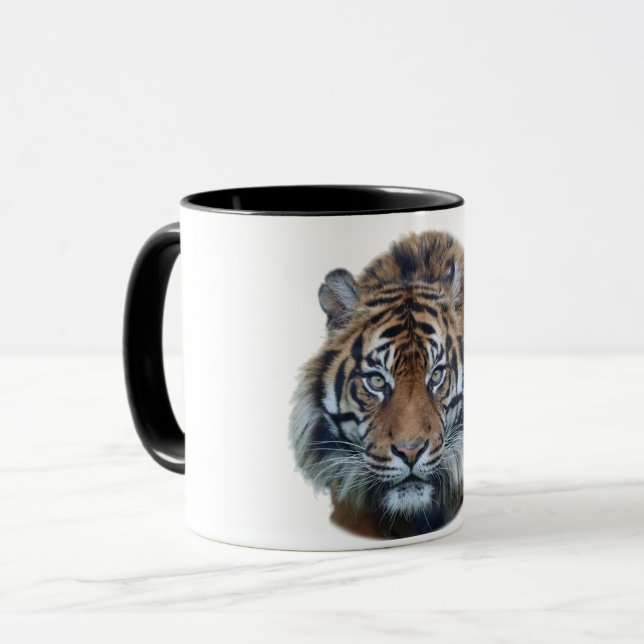Beautiful Bengal Tiger Face Photo Mug (Front Left)