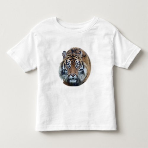 Beautiful Bengal Tiger Face Photo Toddler T_shirt