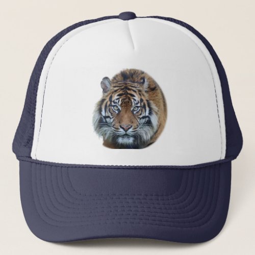 Beautiful Bengal Tiger Face Photo Trucker Hat
