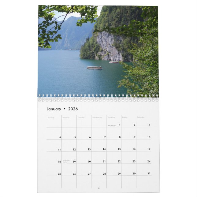 Beautiful Berchtesgaden Calendar (Jan 2026)