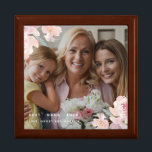Beautiful Best Nana Ever Blush Floral Photo Gift Box<br><div class="desc">This beautiful best nana ever blush pink watercolor floral one photo gift box is a perfect gift for mother's day or any of grandmother's special days! Please view this gift collection for coordinating items.</div>