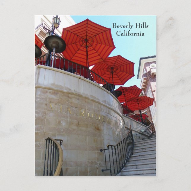 Beautiful Beverly Hills Postcards! Postcard (Front)