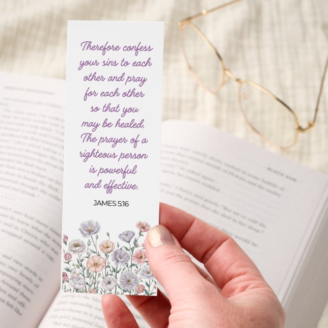  Beautiful Bible Verse/Answered Prayer Bookmarks (Hand)