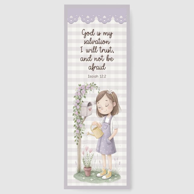 Beautiful Bible Verse  Bookmarks (Front)
