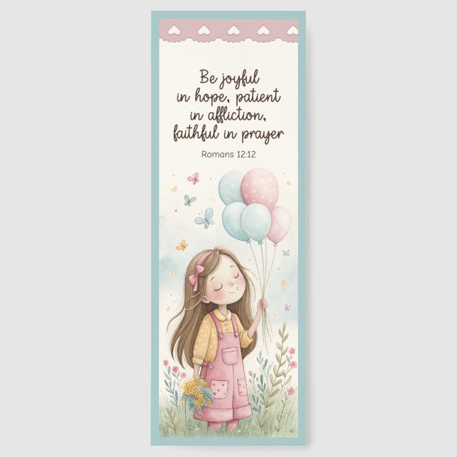 Beautiful Bible Verse  Bookmarks (Front)