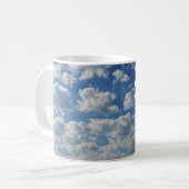Beautiful Bible Verse Clouds Photo Template Custom Coffee Mug (Front Left)