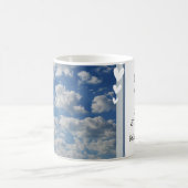 Beautiful Bible Verse Clouds Photo Template Custom Coffee Mug (Center)