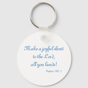 Beautiful Bible Verse Keychain