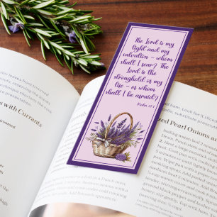 Beautiful Bible Verse With Flowers Bookmarks