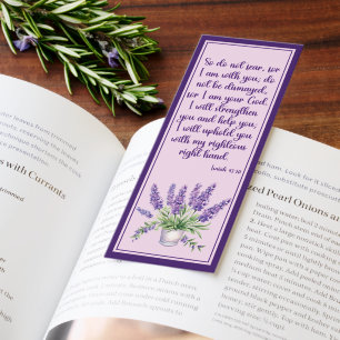 Beautiful Bible Verse With Flowers Bookmarks