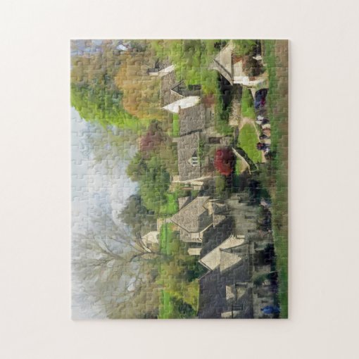 Beautiful Bibury, Cotswolds, UK Jigsaw Puzzle Zazzle