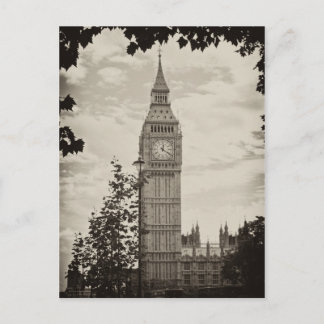 Beautiful Big Ben, London Clock Tower Postcard