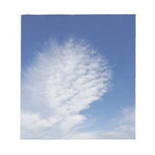 Beautiful, big cloud notepad