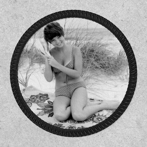Beautiful Bikini Beach Vintage Pin Up Patch 