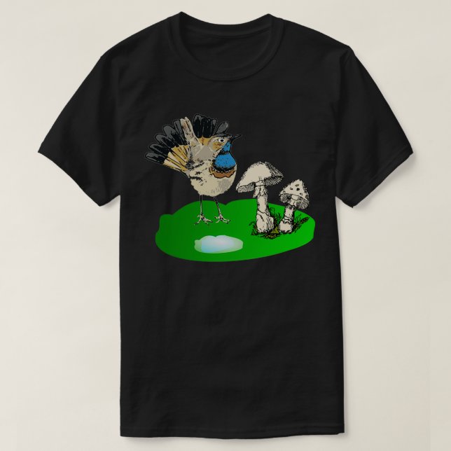 Beautiful bird and coke Beautiful bird on the love T-Shirt (Design Front)