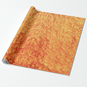 vintage maple leaves in a subtle neutral wrapping paper sheets, Zazzle