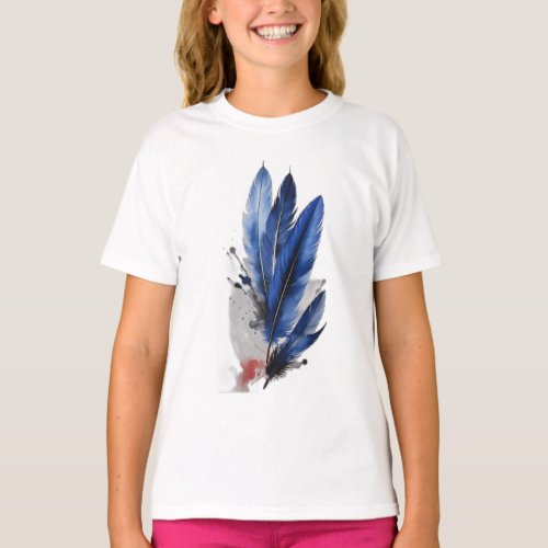 Beautiful Bird Wing t_shirt design