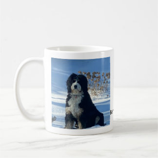 Beautiful Birdie the Bernedoodle Coffee Mug