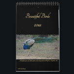 Beautiful Birds Nature Photography Birders 2024 Calendar<br><div class="desc">A beautiful, colorful, custom, full year, home office school shop business wall calendar, featuring strikingly beautiful photographs of wild birds in their habitat. The birds featured include rusty cheeked scimitar babbler, eurasian collared dove, golden-fronted leafbirds, great blue heron, Indian jungle myna, Indian pond heron, white-throated kingfisher, rose-ringed parakeet, spotted dove,...</div>