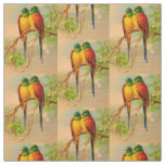 beautiful birds print fabric