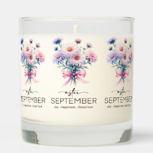 Beautiful Birth Month Flower/September/Aster Scented Candle