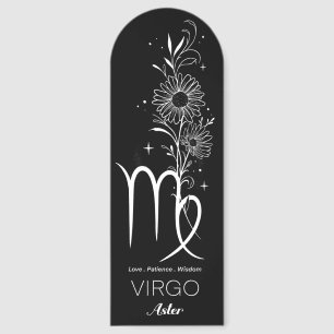 Beautiful Birth Month Flower/Zodiac Sign/Virgo Bookmarks