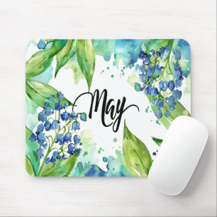 Beautiful Birth Month Flowers/May Mouse Pad