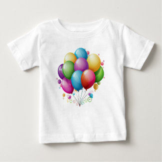 Beautiful birthday balloons baby T-Shirt