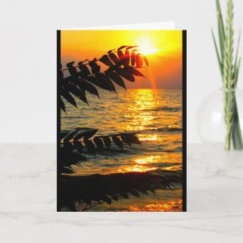 Beautiful Birthday From Sunrise To Sunset! Card by MortOriginals at Zazzle