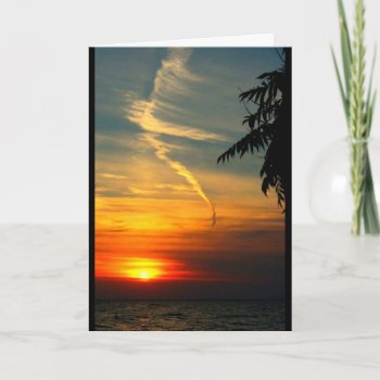 Beautiful Birthday From Sunrise To Sunset Card by MortOriginals at Zazzle