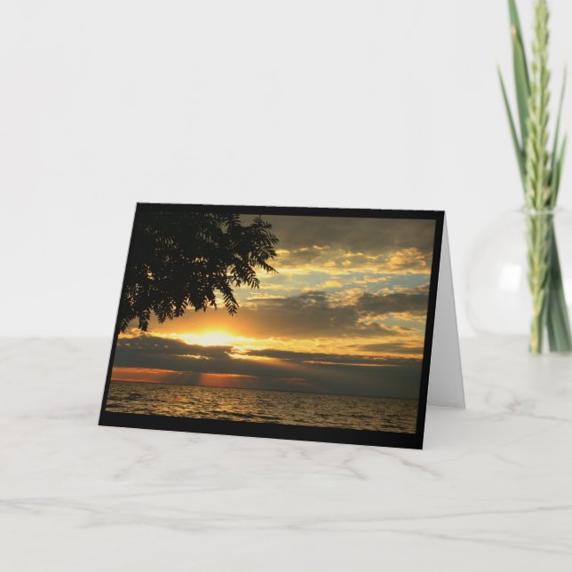 Beautiful Birthday From Sunrise To Sunset Card (Front)