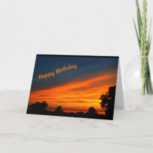 Beautiful Birthday From Sunrise To Sunset! Card