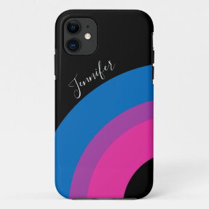Beautiful Bisexual Pride Flag Cute Custom iPhone 11 Case