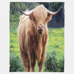 Beautiful Bison Fleece Blanket