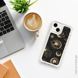Beautiful Black and Gold Girly Patterns Speck iPhone 14 Case