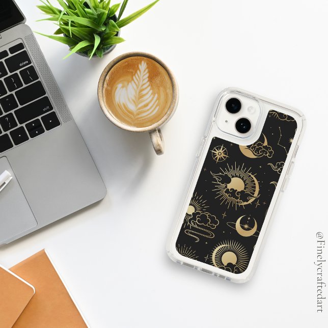 Beautiful Black and Gold Girly Patterns Speck iPhone Case (Creator Uploaded)