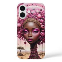 Beautiful black and purple surreal girl cover
