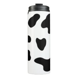 Beautiful Black and White Cow Thermal Tumbler