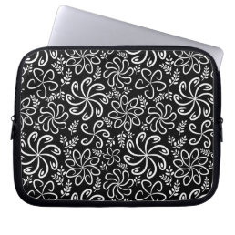 Beautiful black and white  Laptop Sleeve