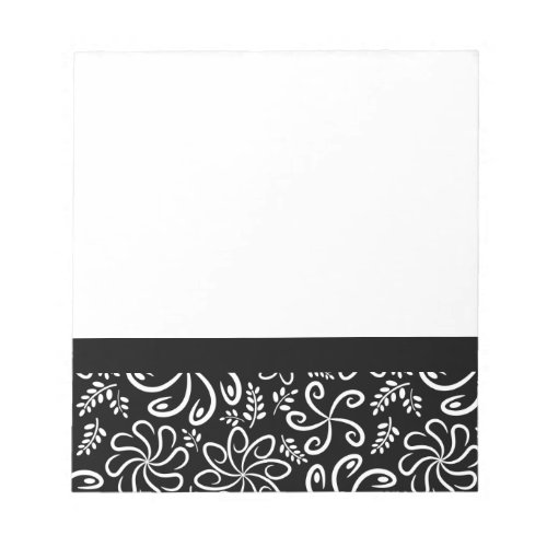 Beautiful black and white Notebook Notepad