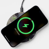 Beautiful Black Bear Enjoying Snack Wireless Charger (Phone)
