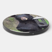 Beautiful Black Bear Enjoying Snack Wireless Charger (Front 2)