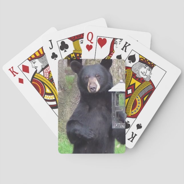 Beautiful Black Bear Playing Cards (Back)