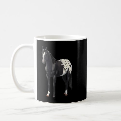 Beautiful Black Blanket Appaloosa Horse Lover Gift Coffee Mug